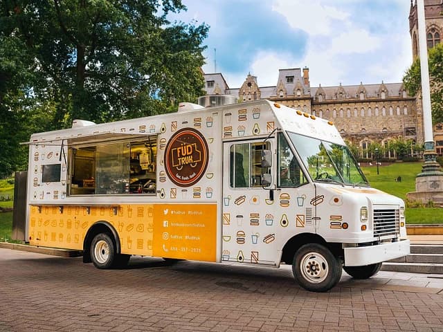 the fudtruk with sathya's vinyl graphic wrap