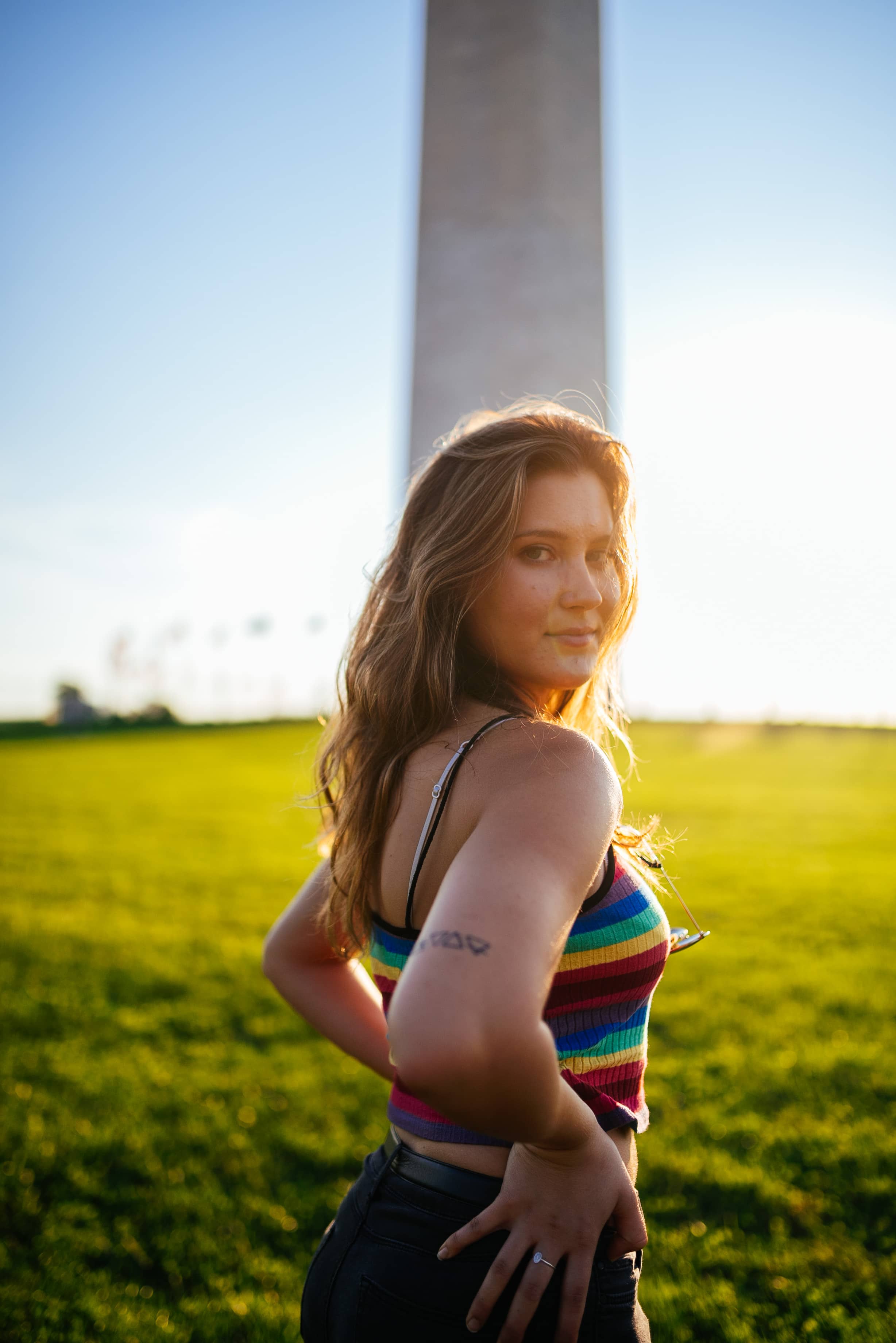 Rachel, on the Monument